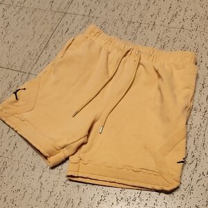 Jordan Jumpman Cream Embroidered Logo Sweatpant Shorts Vintage Y2K